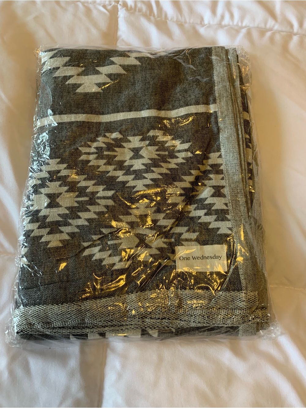 New in bag One Wednesday Throw blanket